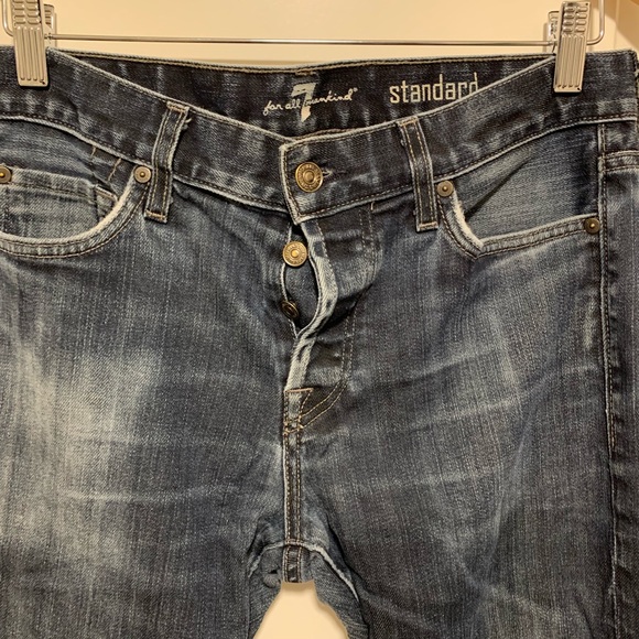 7 for All Man Kind Standard Men’s Jeans - Picture 3 of 5